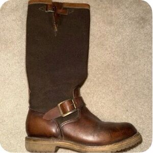 Chippewa Brown Leather Women's Boots